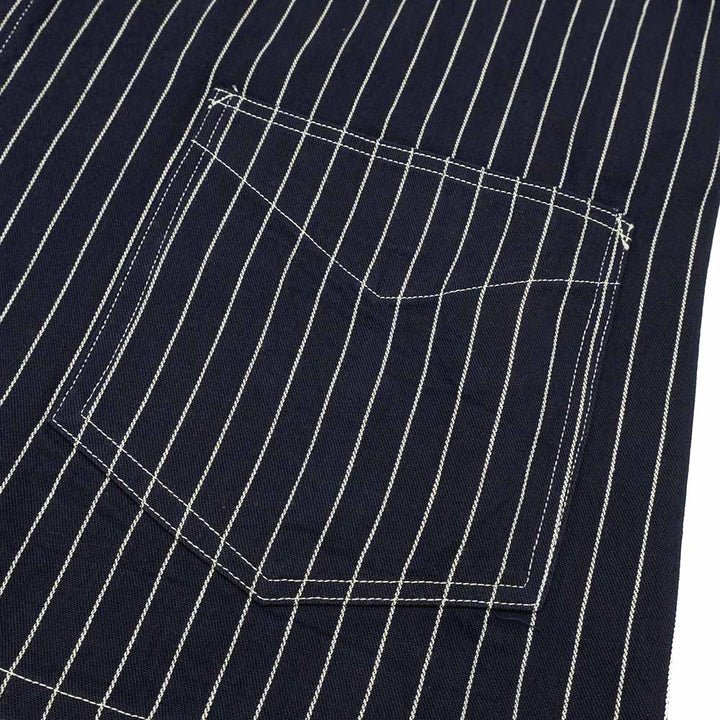 HEADLIGHT - 8oz. SPECIAL WOVEN STRIPE DENIM WORK COAT - HD15647