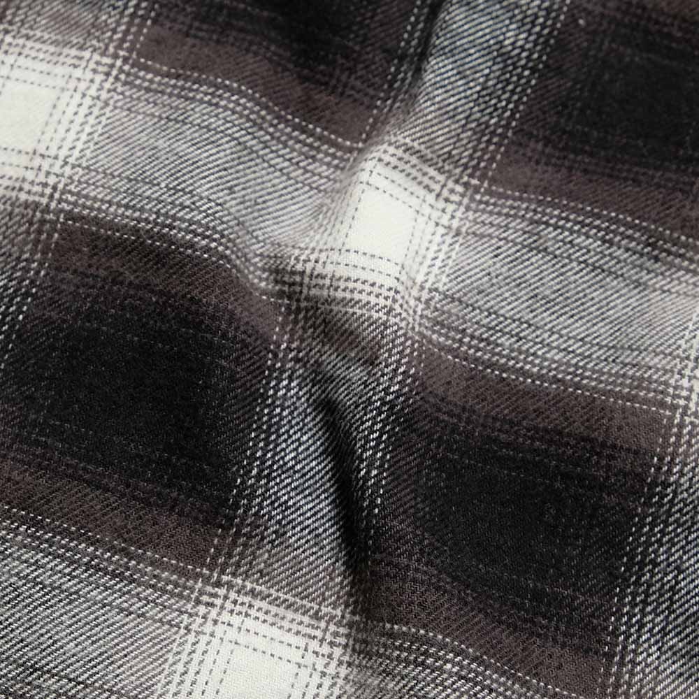 SUGAR CANE - COTTON OMBRE CHECK L/S WORK SHIRT - SC29723