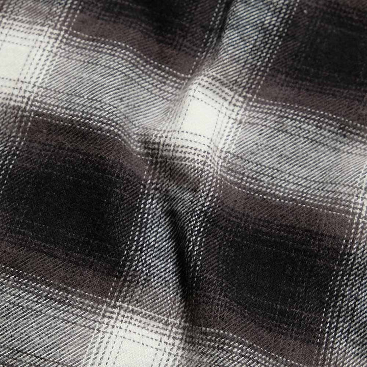 SUGAR CANE - COTTON OMBRE CHECK L/S WORK SHIRT - SC29723