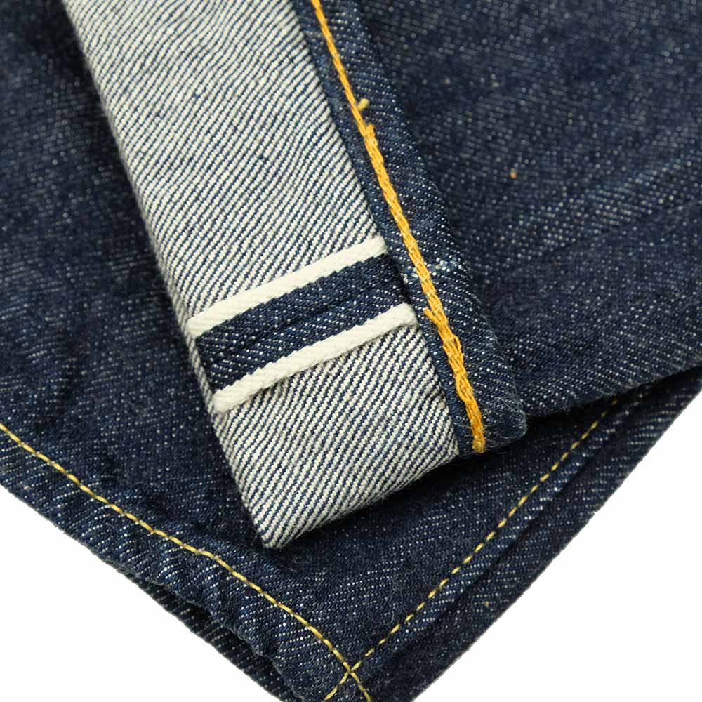 STUDIO D’ARTISAN - 15oz. Natural Indigo Relaxed Tapered Jeans - SD-808