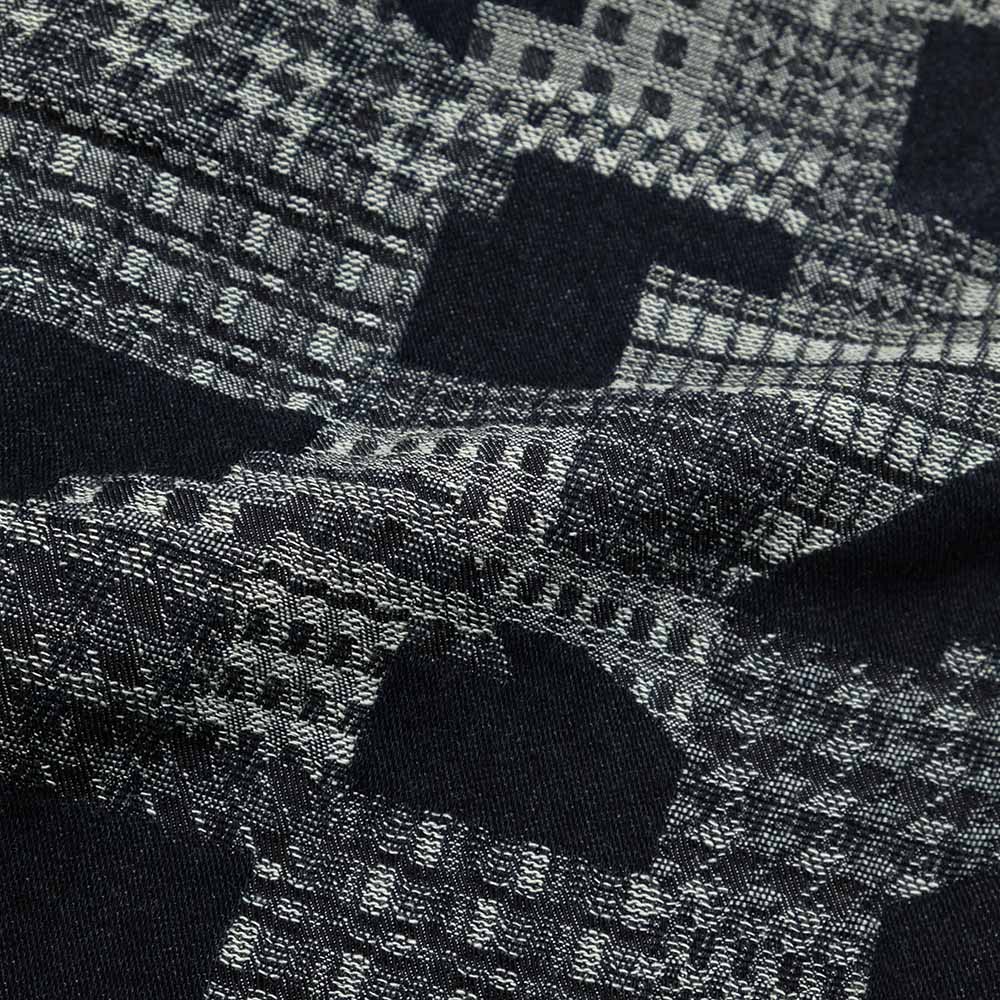 MOMOTARO JEANS - INDIGO JACQUARD L/S SHIRTS - MXLS1015