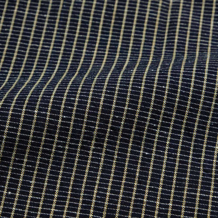 SUGAR CANE - FICTION ROMANCE - 5.25oz. INDIGO PLAID WORK SHIRT - SC39734