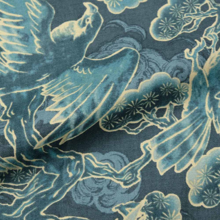 衣櫻 - シーチング素材 - 長袖レギュラーシャツ - 松鷹 - SA1724