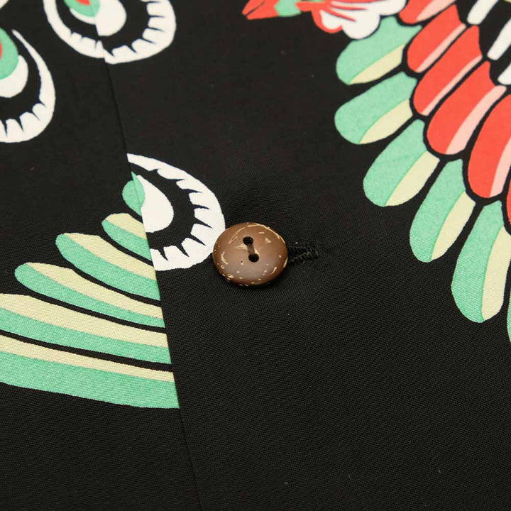 SUN SURF - RAYON HAWAIIAN SHIRT - PEACOCK - SS39428