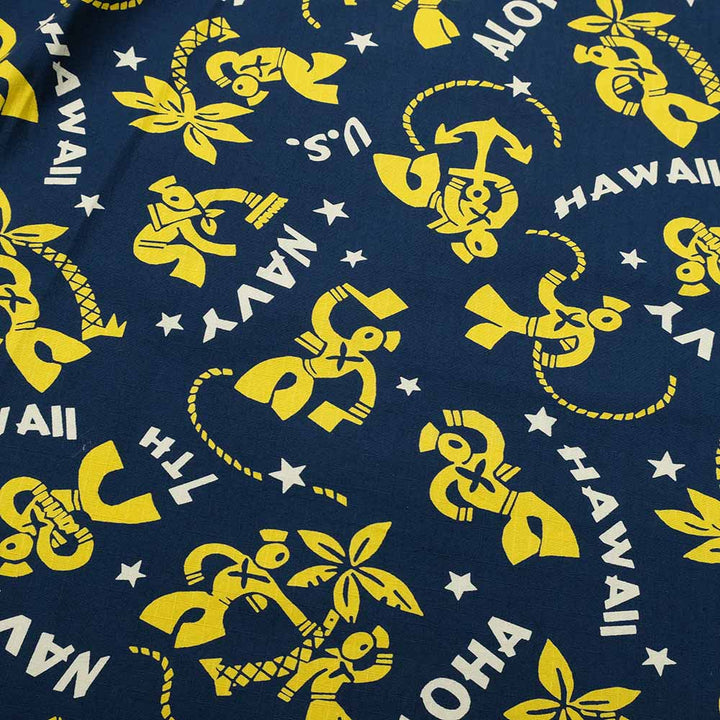 SUN SURF - COTTON RIPSTOP OPEN SHIRT - SAILOR MOKU STARS - SS39280