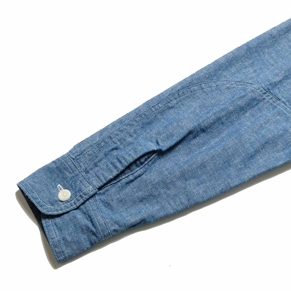 WAREHOUSE - VENTILATION TRIPLE STITCH CHAMBRAY SHIRTS - 3064-25