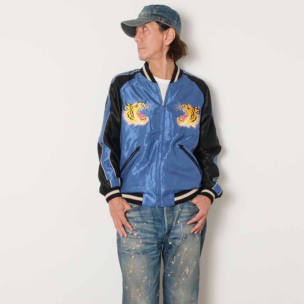 TAILOR TOYO - Acetate Souvenir Jacket - EAGLE x ROARING TIGER - TT15972-119