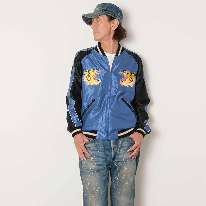 TAILOR TOYO - Acetate Souvenir Jacket - EAGLE x ROARING TIGER - TT15972-119