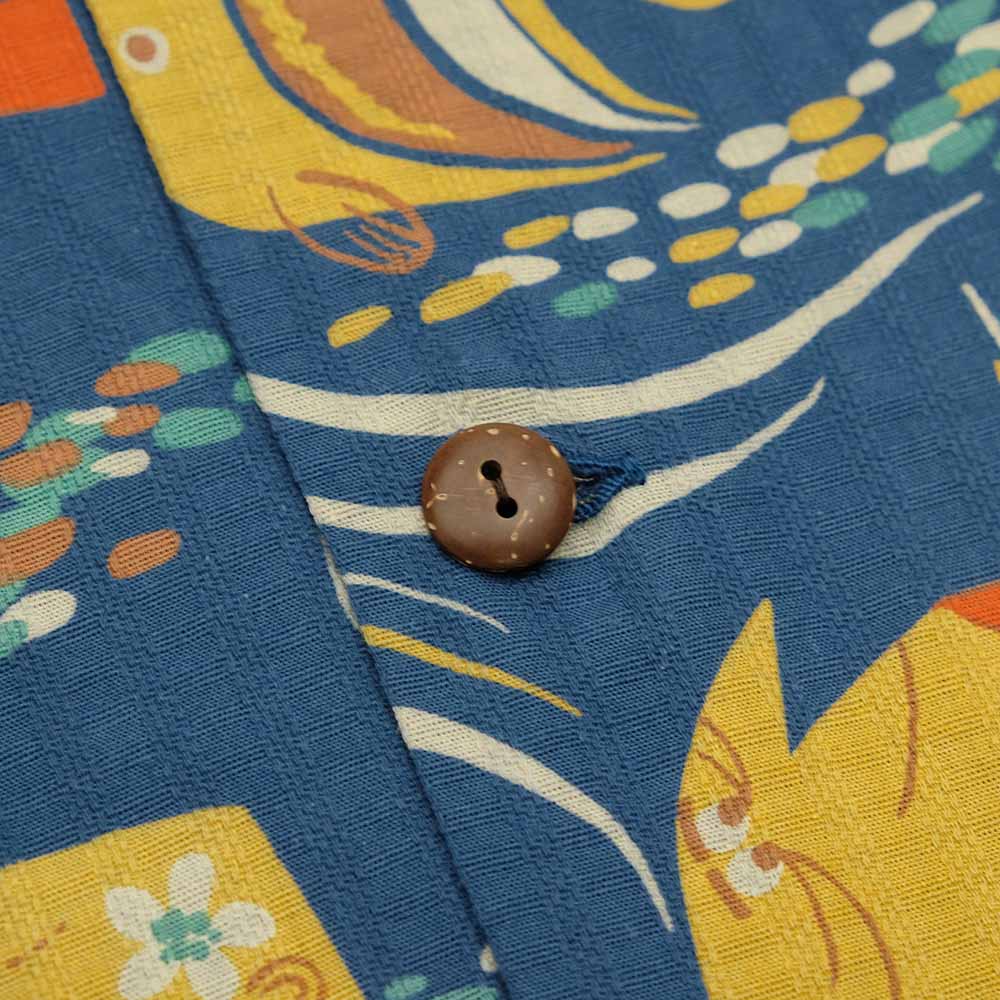 SUN SURF - DOBBY COTTON OPEN SHIRT - OCEAN ACTIVITIES - by 柳原良平 with MOOKIE SS39538