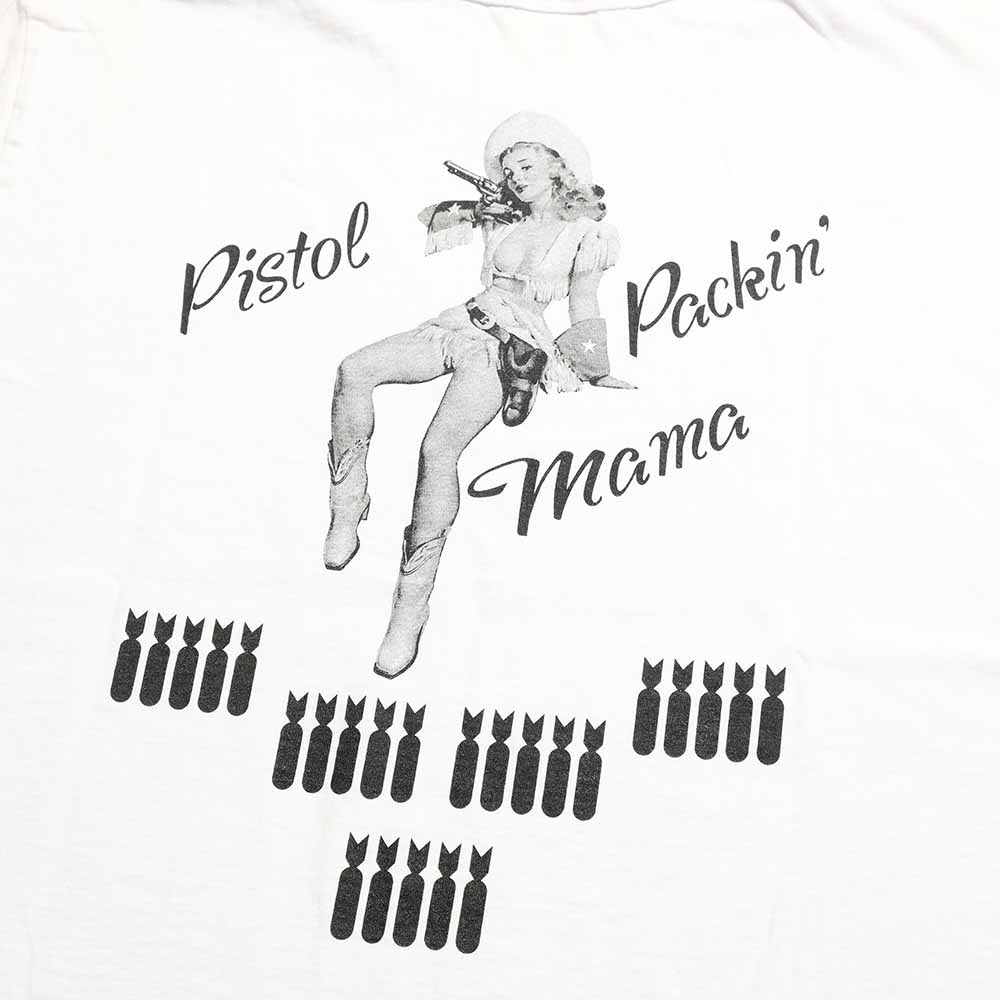 BUZZ RICKSON'S - S/S T-SHIRT - PISTOL PACKIN' MAMA - BR79780