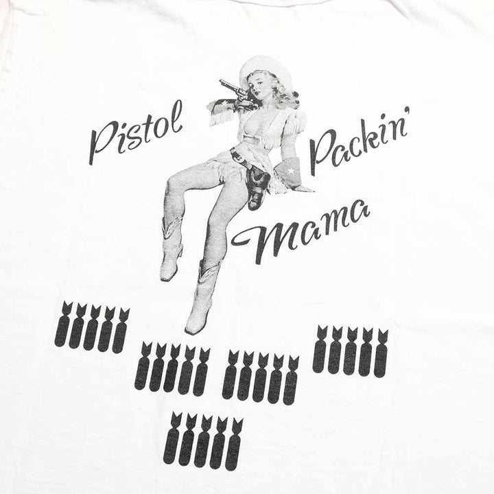 BUZZ RICKSON'S - S/S T-SHIRT - PISTOL PACKIN' MAMA - BR79780