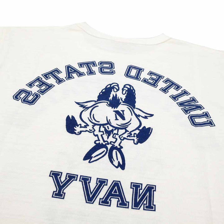 BUZZ RICKSON'S - SLUB YARN T-SHIRT - UNITED STATES NAVY - BR79566