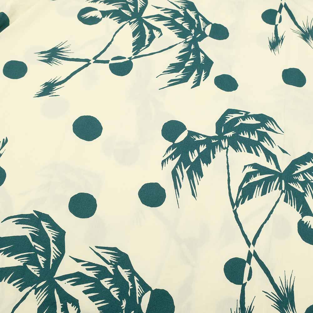 Duke Kahanamoku - COTTON HAWAIIAN SHIRT - MOONLIGHT PALMTREE - DK39451