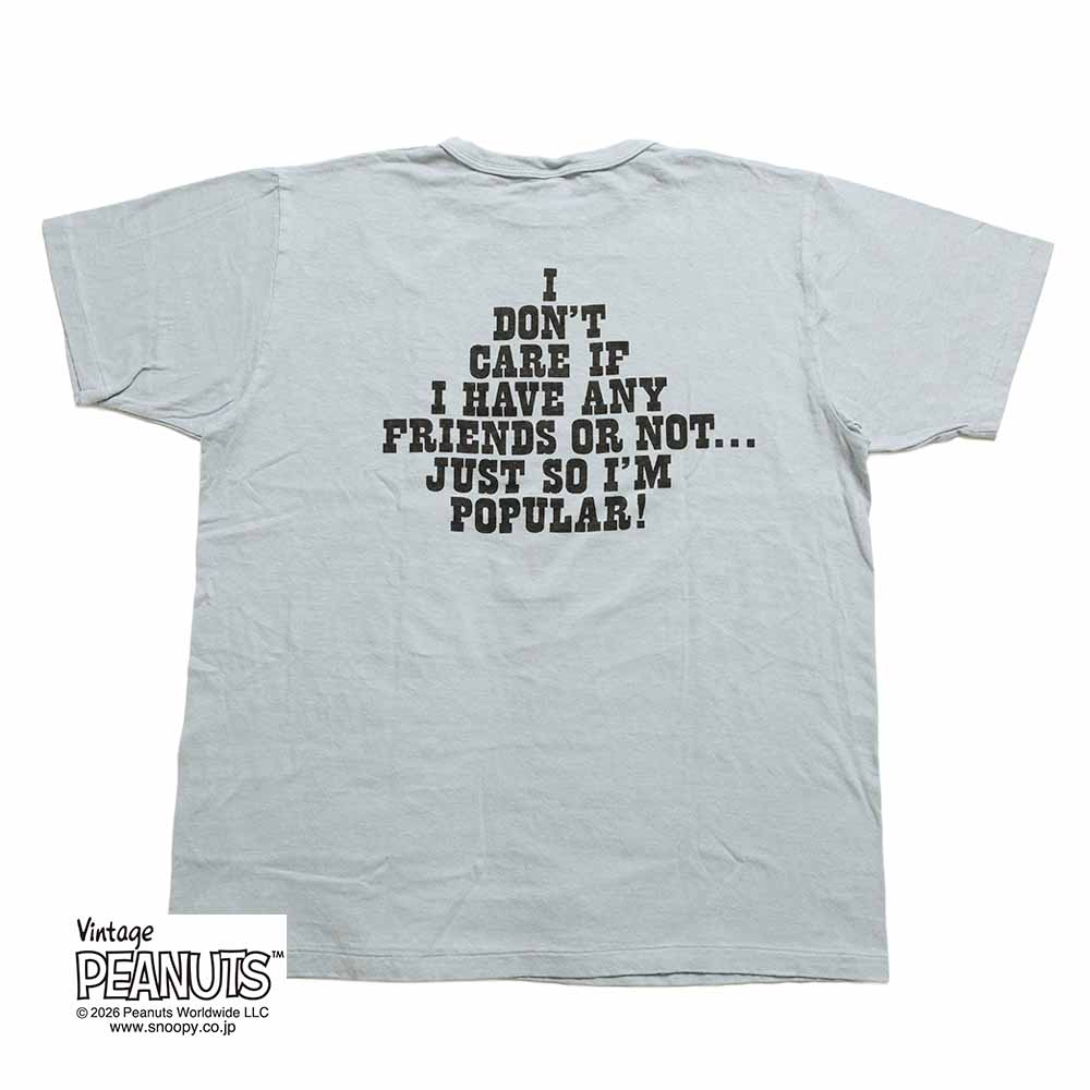 WAREHOUSE - S/S T-SHIRT - I DON'T CARE - LUCY - YP126S-3