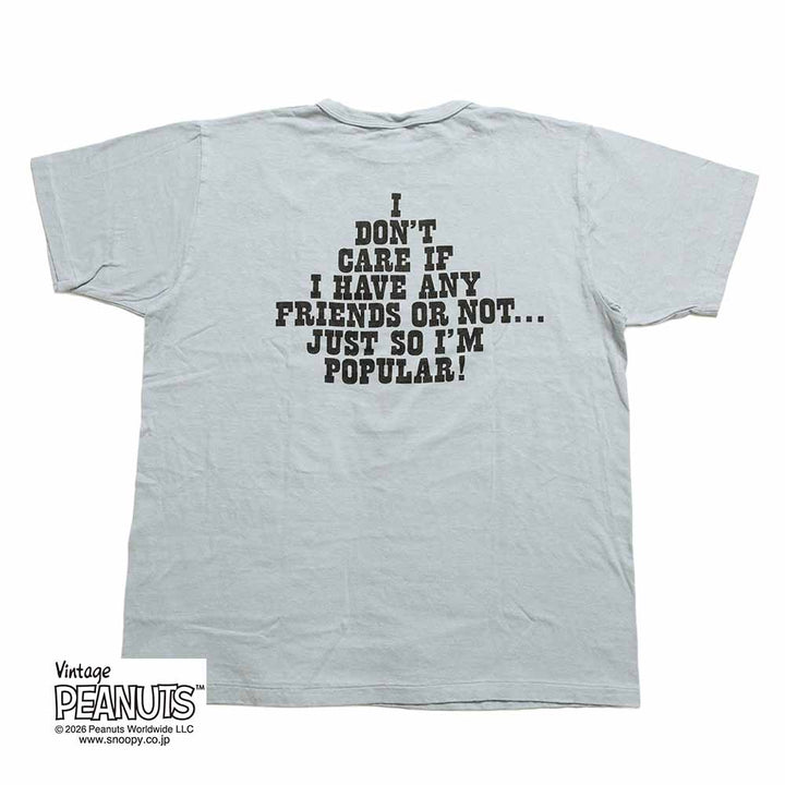 WAREHOUSE - S/S T-SHIRT - I DON'T CARE - LUCY - YP126S-3