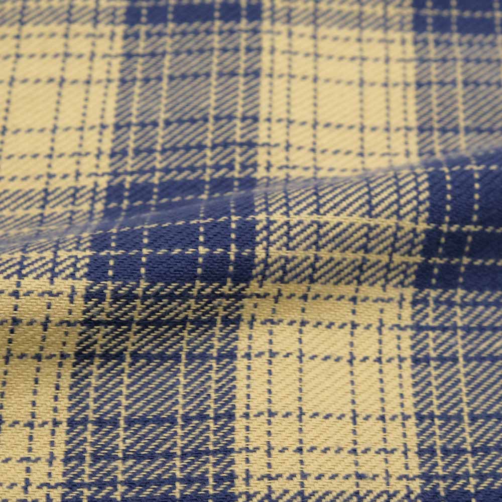 SUGAR CANE - TWILL CHECK WORK SHIRT - SC29358