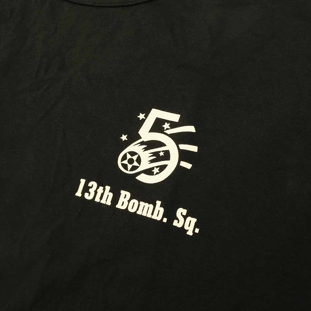 BUZZ RICKSON'S - L/S T-SHIRT - 13th BOMB. SQ. THE GRIM REAPERS - BR69628