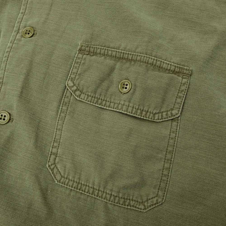 REMI RELIEF - WIDE MILITARY SHIRT - Big Flower Studs - RN2043SDP