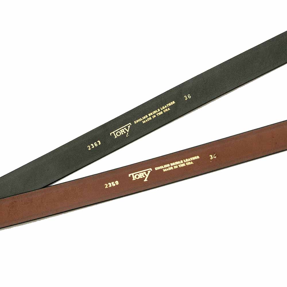 Tory Leather - 1 1/4 Creased Belt w/ Brass HD - TO-2363SP / TO-2360