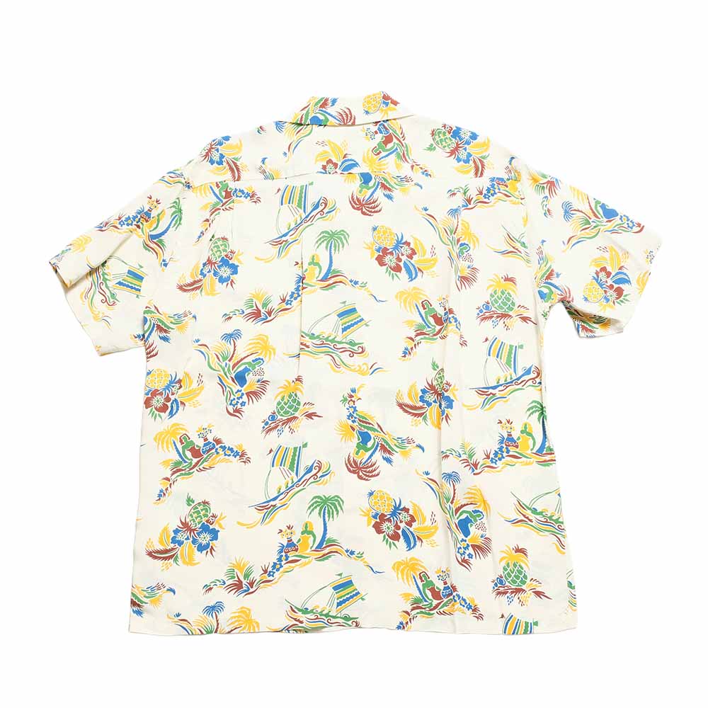 SUN SURF - S/S RAYON HAWAIIAN SHIRT - ISLAND TRIP - SS39620