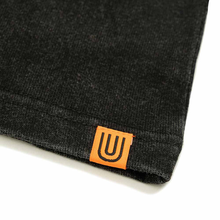 UNIVERSAL OVERALL - CHEMICAL WASH - PRINT T-SHIRT - OLD ENGLISH LOGO - U2523211