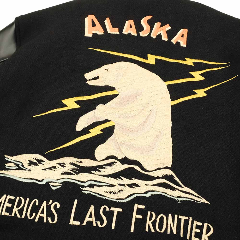 WHITESVILLE - 30oz. WOOL MELTON AWARD JACKET - POLAR BEAR - WV15784