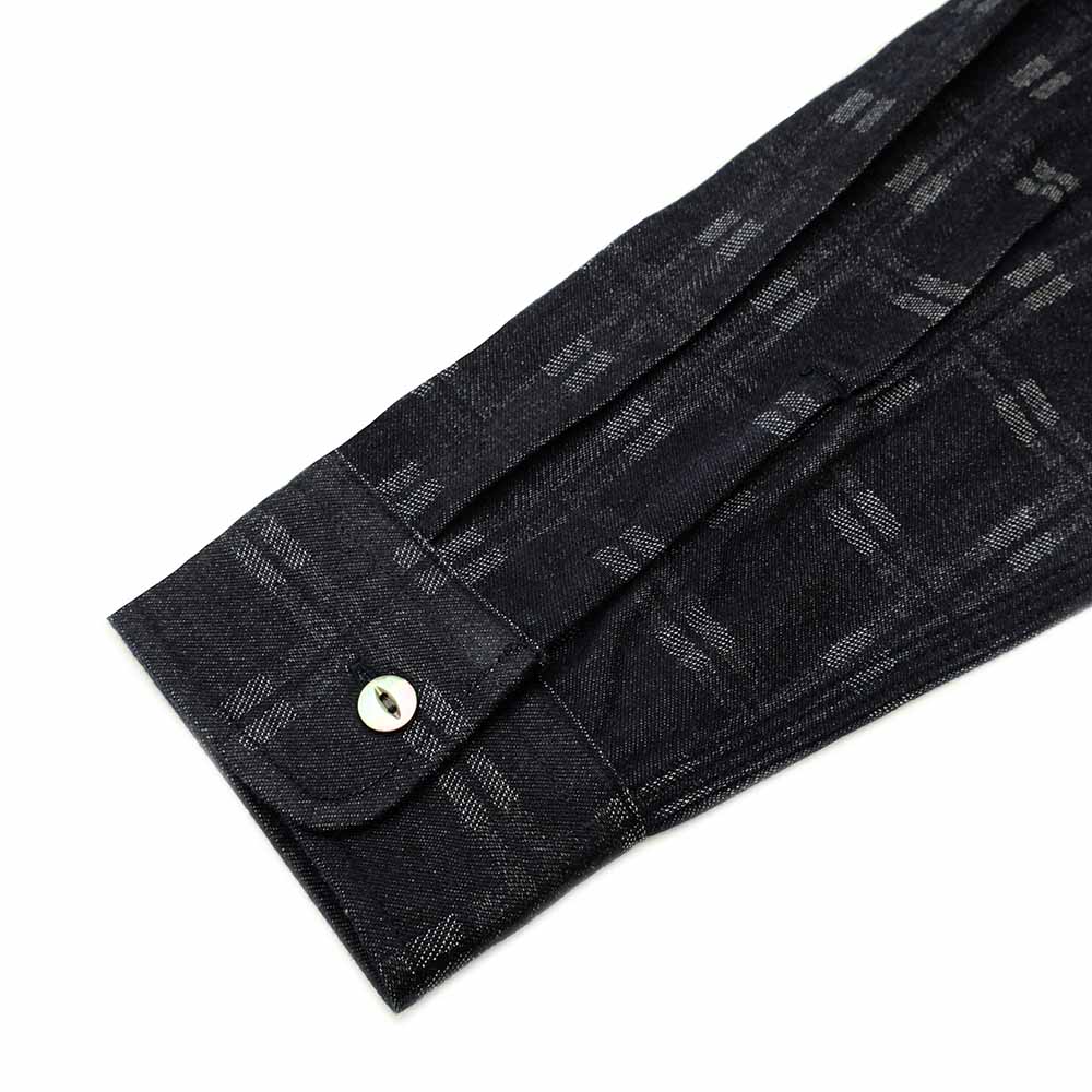 MOMOTARO JEANS - Triple Stitch Cross Plaid Jacquard Shirt - MXLS1035