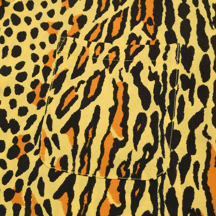 STAR OF HOLLYWOOD - HIGH DENSITY RAYON OPEN SHIRT - OCELOT - SH39708