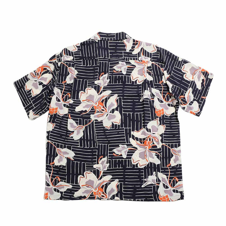 SUN SURF - S/S RAYON HAWAIIAN SHIRT - WHITE GINGER - SS39615