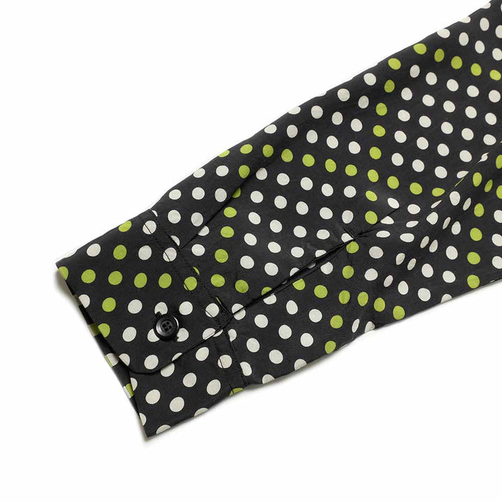 STAR OF HOLLYWOOD - HIGH DENSITY RAYON L/S OPEN SHIRT - POLKA DOT - SH29709
