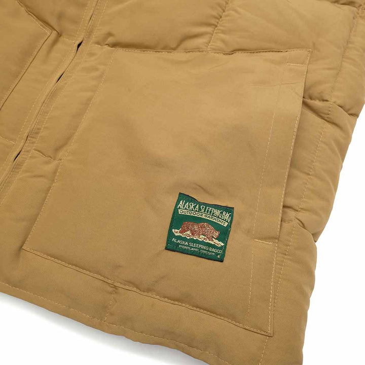 ALASKA SLEEPING BAG GOOSE DOWN MADE IN USA VIKING VEST AS15441