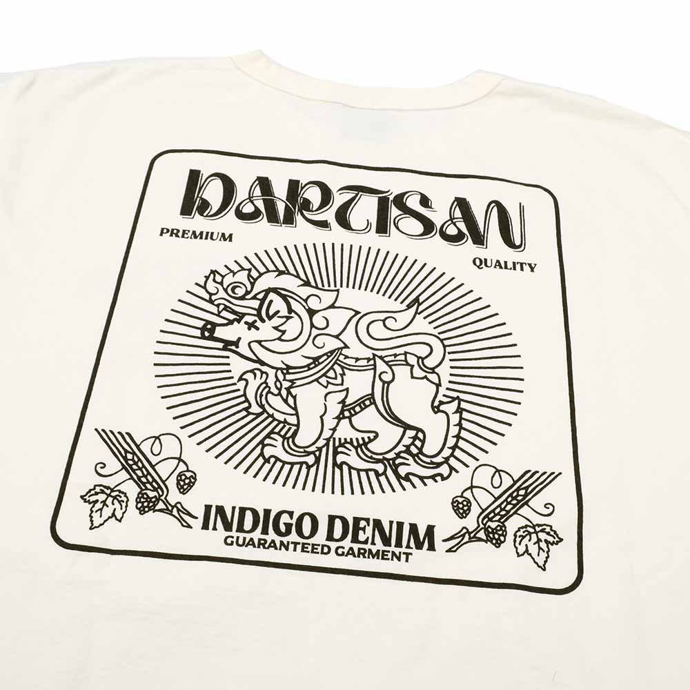 STUDIO D’ARTISAN - TSURI-AMI PRINT TEE - Kirin Buta - 8179A