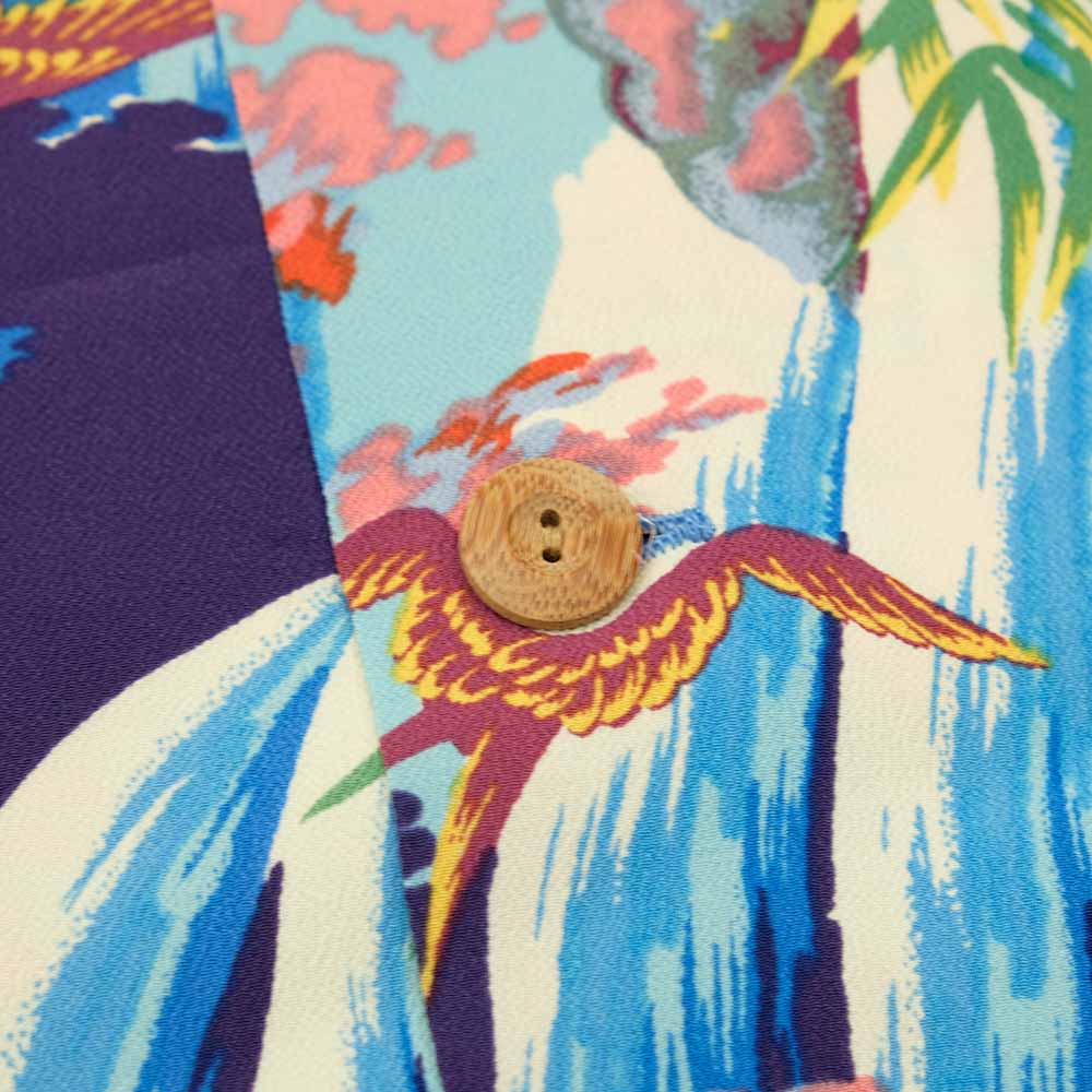 SUN SURF - S/S RAYON HAWAIIAN SHIRT - SWALLOW WILDLY FLUTTERING - SS39426