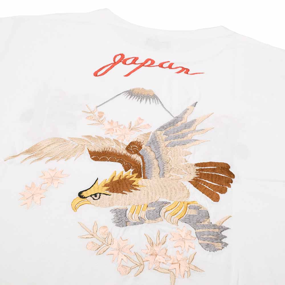 TAILOR TOYO - S/S SUKA T-SHIRT - EMBROIDERED - EAGLE - TT79587