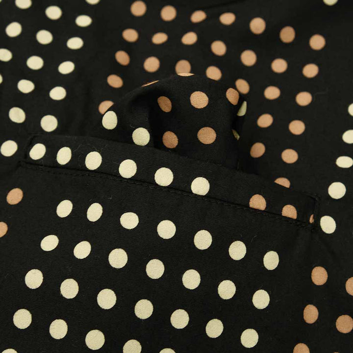 STAR OF HOLLYWOOD - TYPEWRITER COTTON OPEN SHIRT - POLKA DOT - SH39495