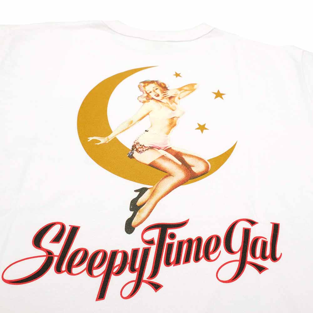 BUZZ RICKSON'S - S/S T-SHIRT - SLEEPY TIME GAL - BR79624