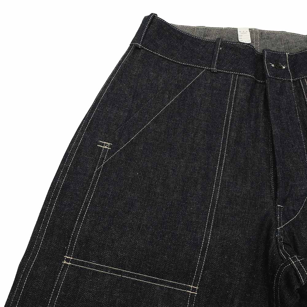 WAREHOUSE - 1930'S WPA DOUBLE KNEE DENIM TROUSERS - 1239-25