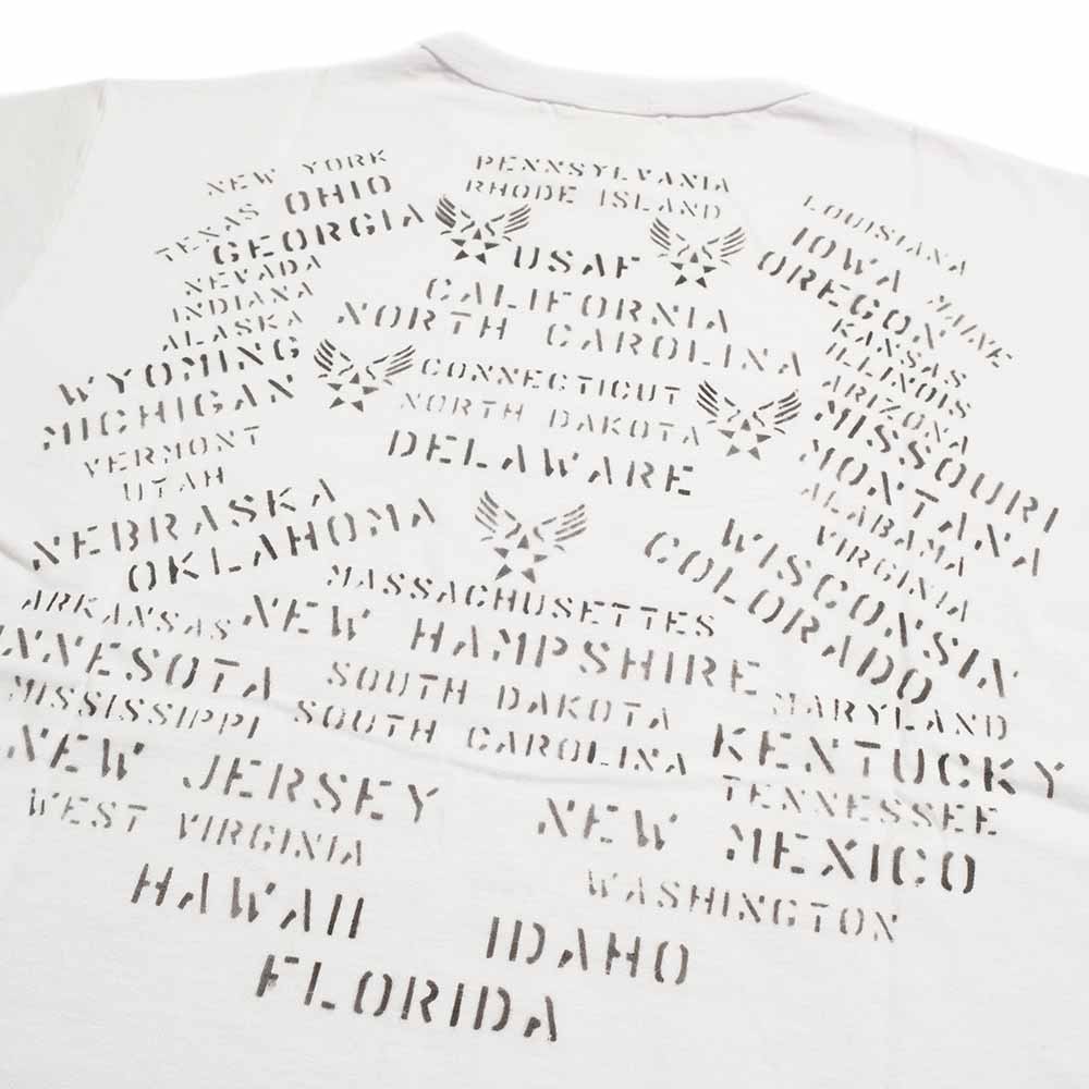 BUZZ RICKSON'S - S/S T-SHIRT - AIR BASE STENCIL - BR79779