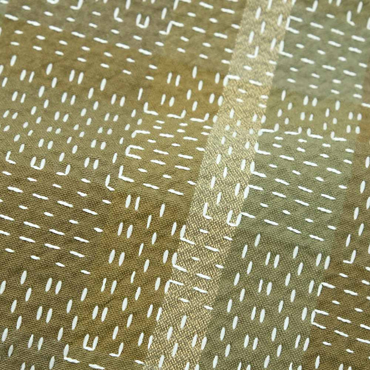STUDIO D’ARTISAN - NORAGI ARMY SASHIKO - LONG SLEEVE SHIRT - 5718