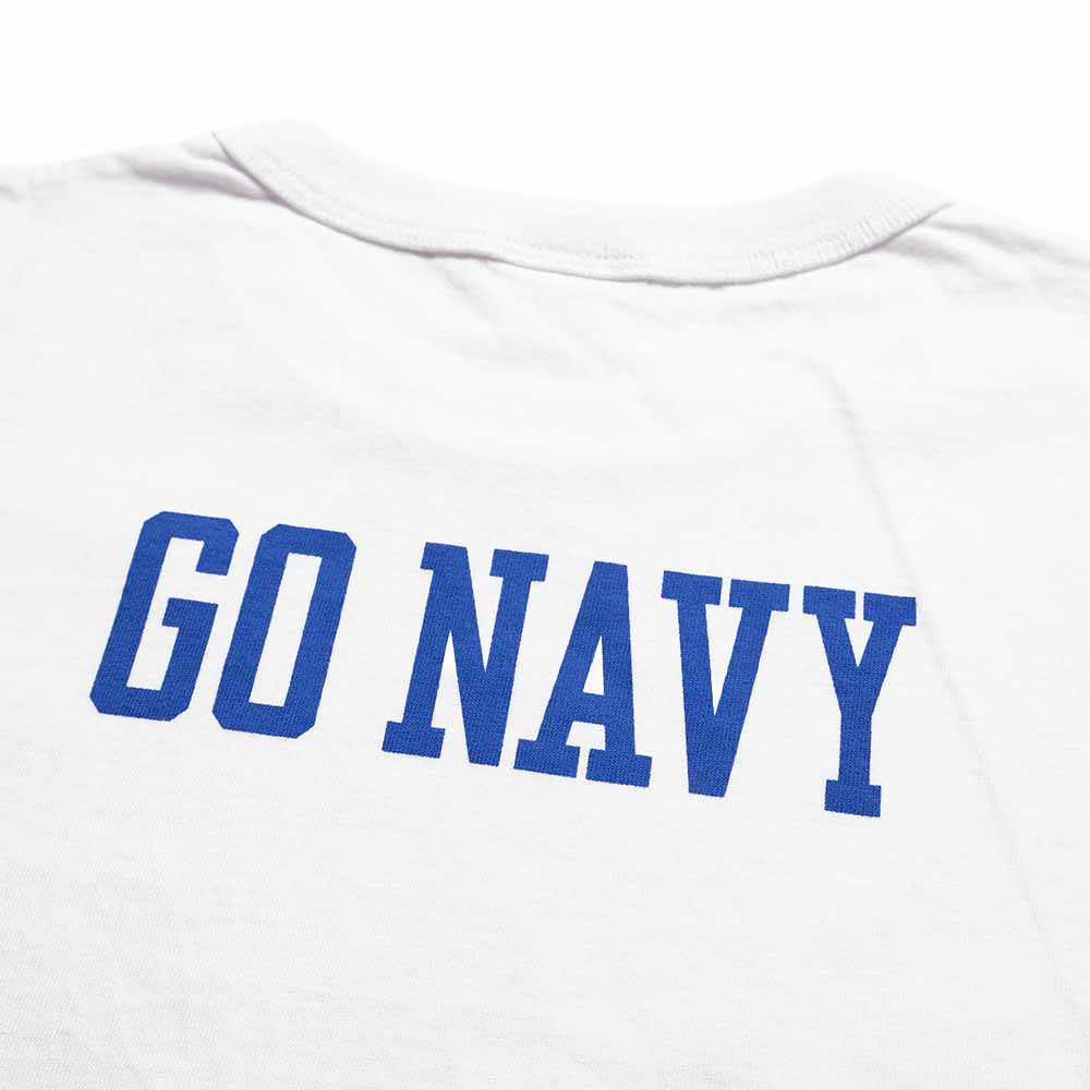 BUZZ RICKSON'S - S/S T-SHIRT - BEAT ARMY GO NAVY - BR79702