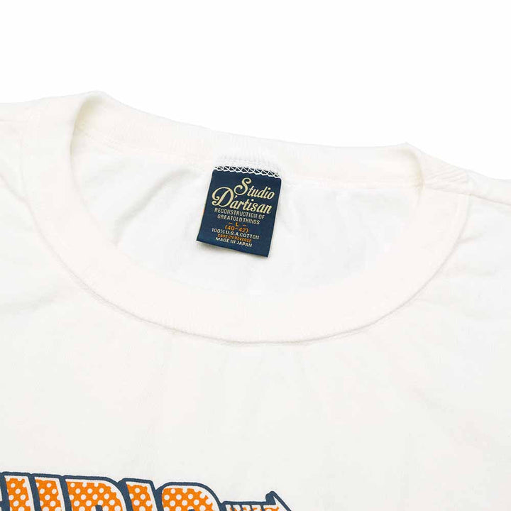 STUDIO D’ARTISAN - USA COTTON PRINT T-SHIRT - LIMIT BREAKER - 8180A