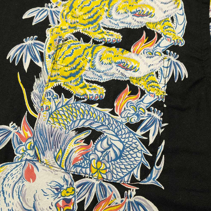 STUDIO D’ARTISAN - Aloha Shirt - Tornado Pig - 5721