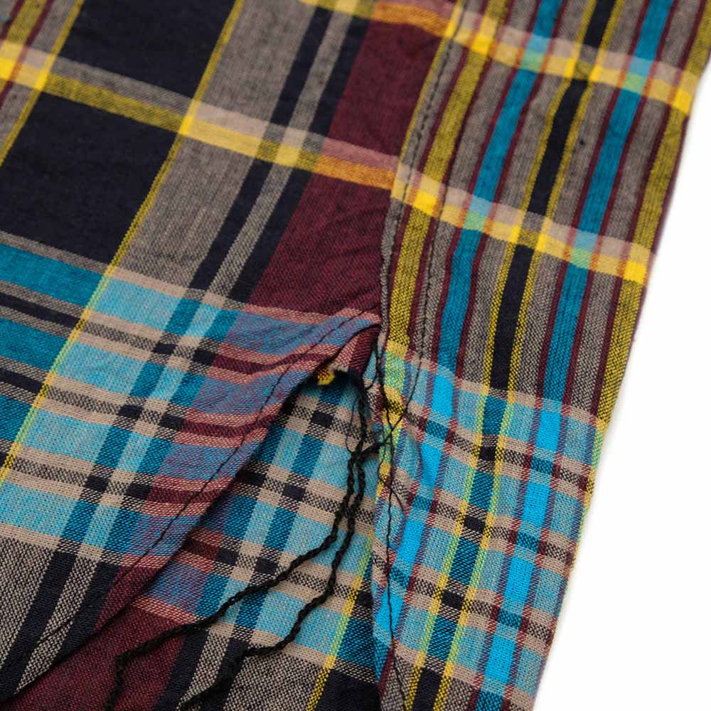 SUGAR CANE - INDIA MADRAS CHECK BUTTON DOWN SHIRT - SC29513