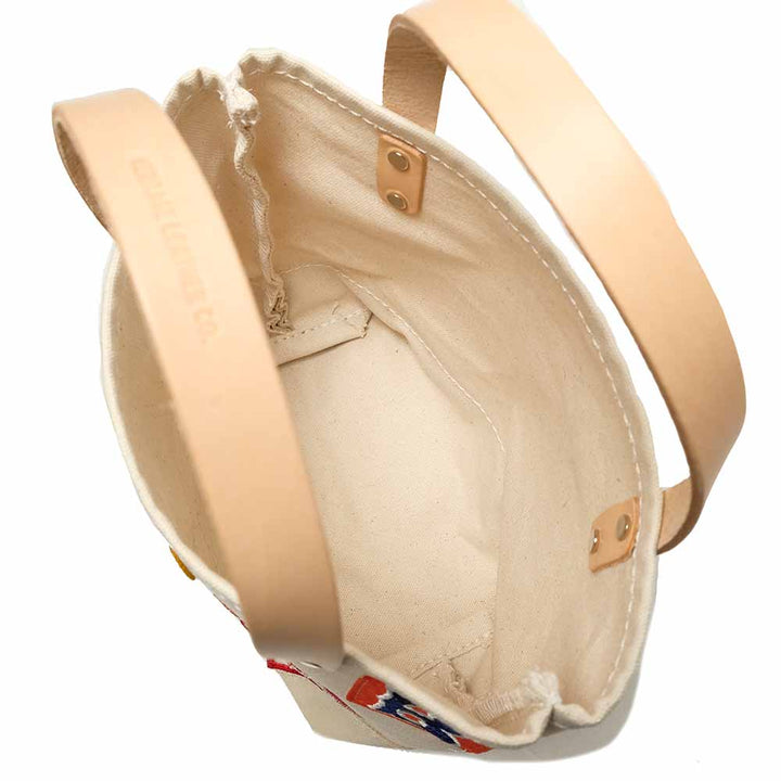 HERITAGE LEATHER CO. - VINTAGE PATCH MINI TOTE - HLC-9213