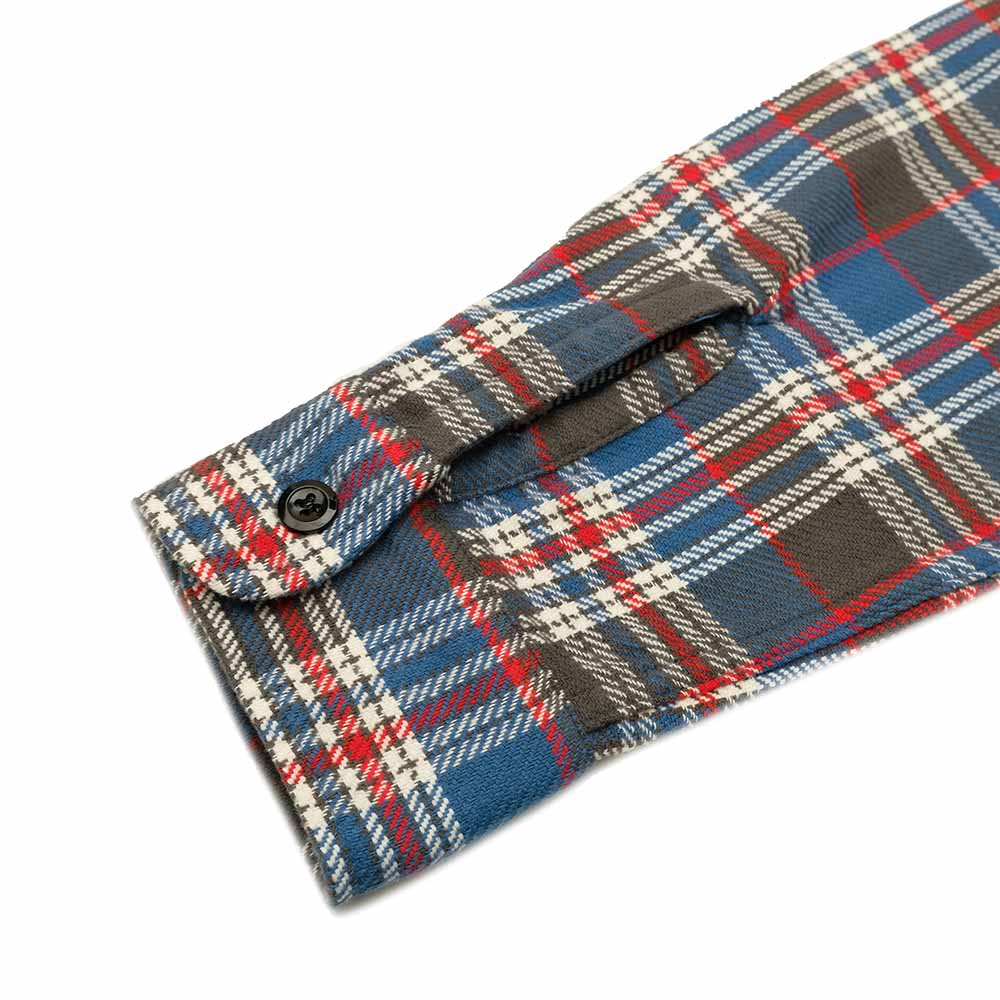 SUGAR CANE - TWILL PLAID WORK SHIRT - SC29564