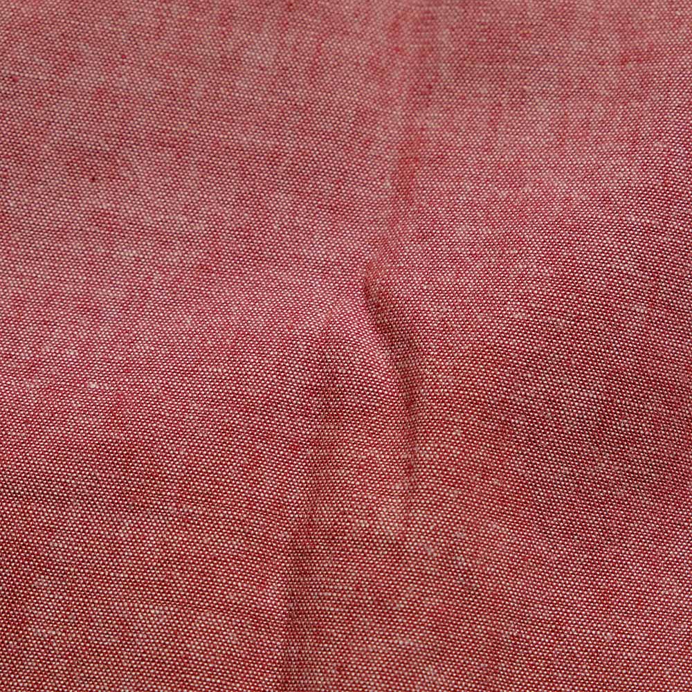 SUGAR CANE - RED CHAMBRAY WORK SHIRT - SC29682