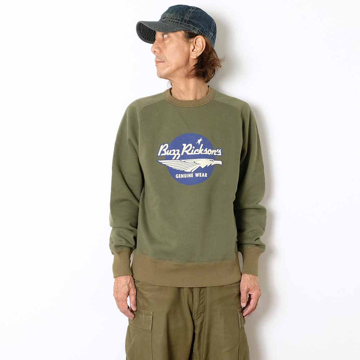 BUZZ RICKSON'S - FREEDOM SLEEVE SWEATSHIRT - BUZZ RICKSON'S - BR69507