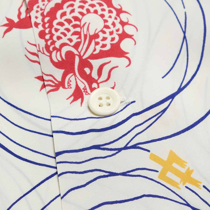 SUN SURF - S/S RAYON HAWAIIAN SHIRT - DRAGON GRID - SS39617
