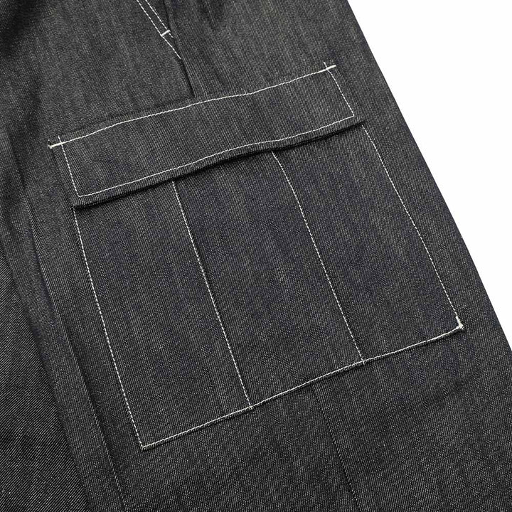 UNIVERSALOVERALL - DENIM CARGO PANTS - U2433652