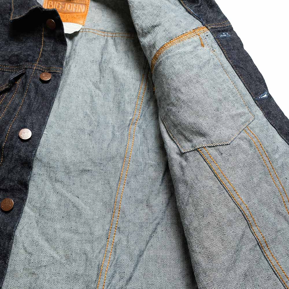 BIG JOHN - ISHIKAWADAI DENIM TRUCKER JACKET - S6953W